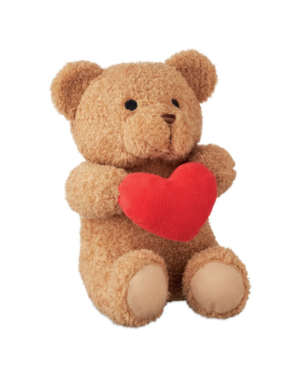 Benodigdheden 4DO Pluche teddybeer met hart 23cm voor bedrukking &amp; borduring