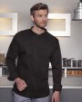 Jassen KARLOWSKY LONG SLEEVE THROW-OVER CHEF SHIRT BASIC voor bedrukking &amp; borduring