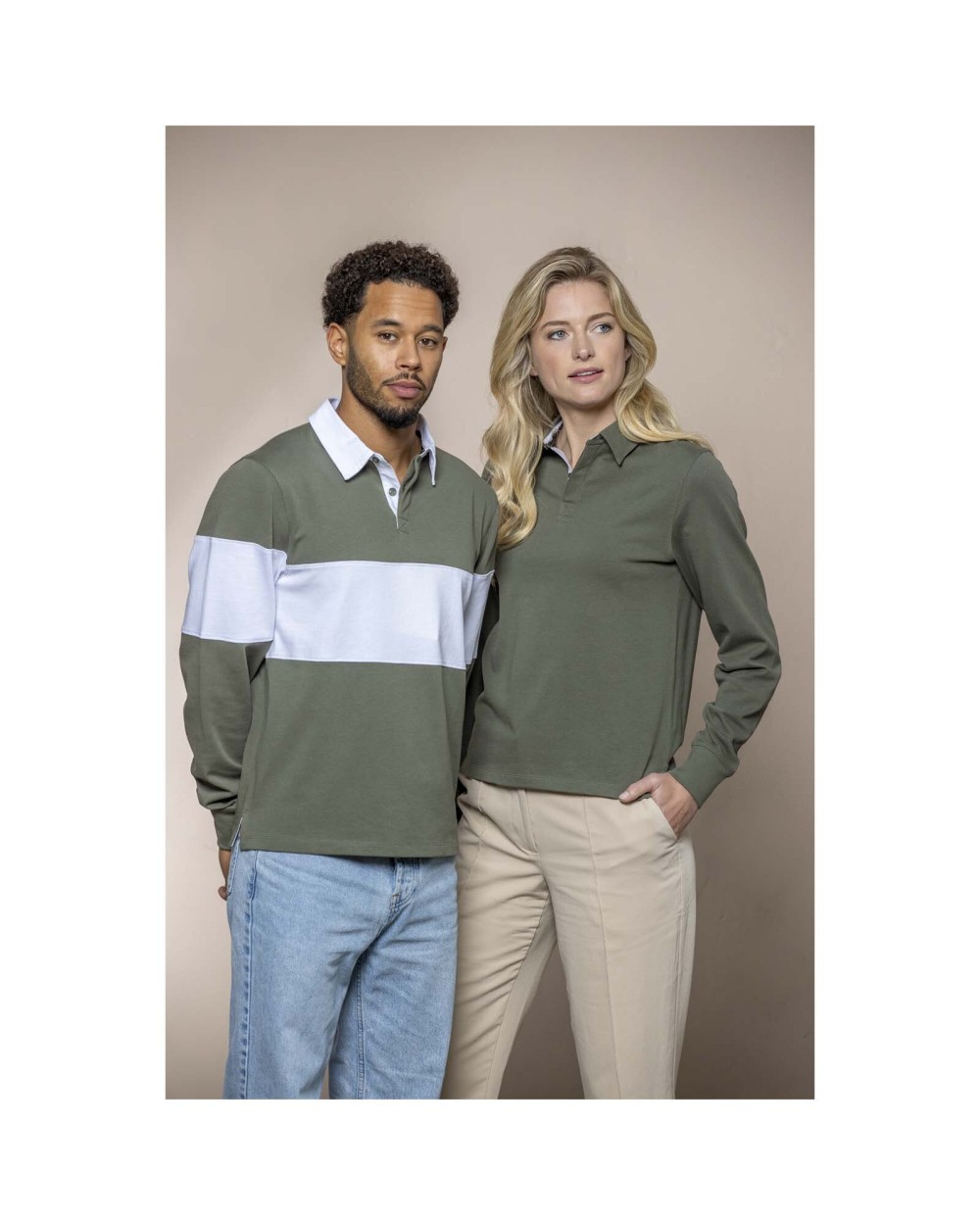 Sweaters & hoodies ELEVATE Clyde unisex organic rugbypolo sweatshirt  voor bedrukking &amp; borduring