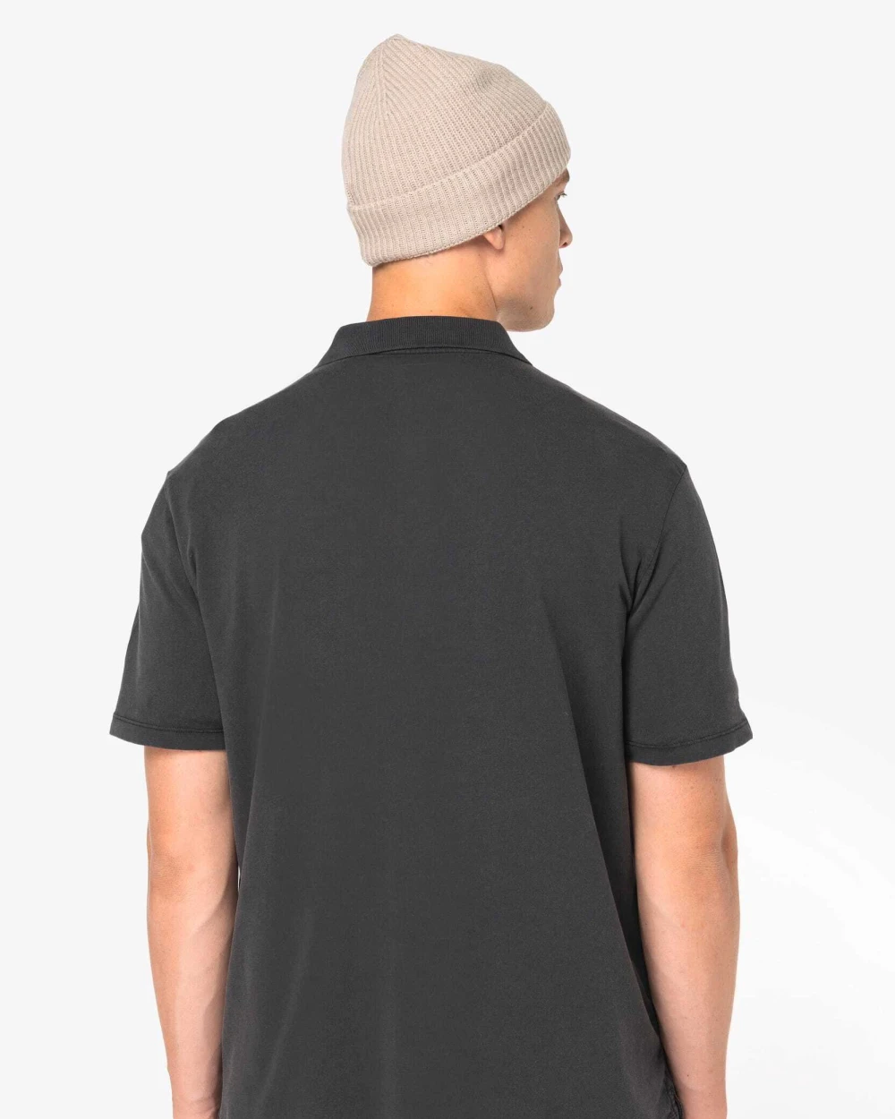 Polo's NATIVE SPIRIT Ecologische verwassen herenpolo van jersey voor bedrukking &amp; borduring