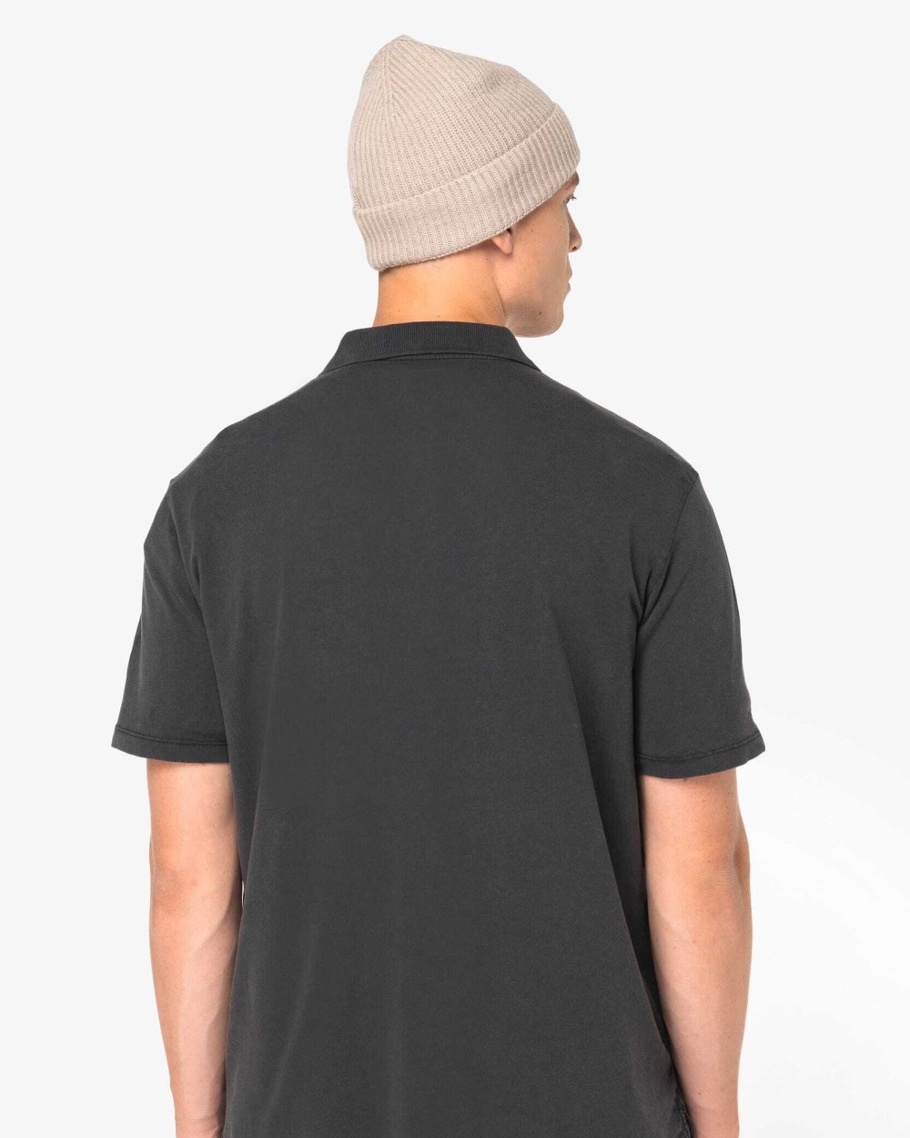 NATIVE SPIRIT Umweltfreundliches ausgewaschenes Herren-Polohemd aus Jersey Poloshirts personalisierbar