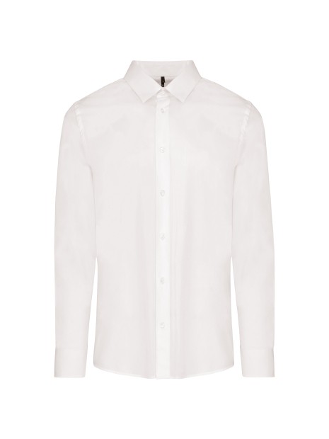 KARIBAN Chemise popeline manches longues homme /api/colors/7a92cd2d-10d2-40b4-928b-296bb7487506 personnalisable