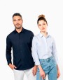 Chemises personnalisable KARIBAN Chemise popeline manches longues homme
