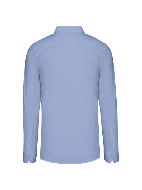 KARIBAN Chemise popeline manches longues homme /api/colors/7cd11260-06e9-4679-96ce-f0c0cca5092d personnalisable