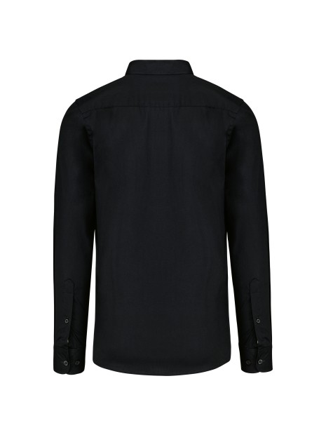 KARIBAN Chemise popeline manches longues homme /api/colors/b9fdad4a-5e94-45cb-8c03-c08b349b28c3 personnalisable