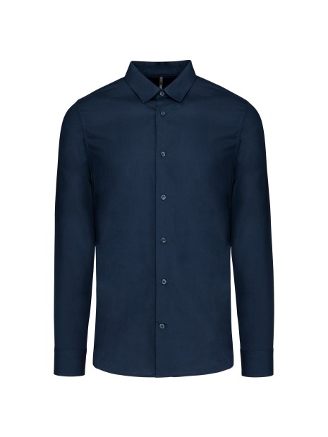 KARIBAN Chemise popeline manches longues homme /api/colors/b68891a9-1d28-4f7a-8deb-775c45027afd personnalisable