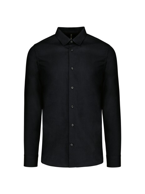 KARIBAN Chemise popeline manches longues homme /api/colors/b9fdad4a-5e94-45cb-8c03-c08b349b28c3 personnalisable