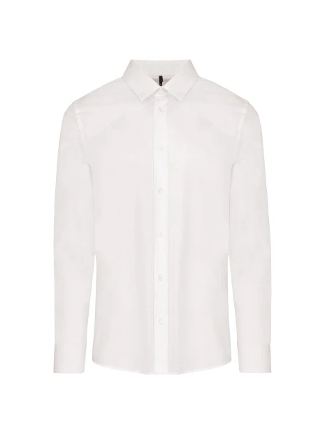KARIBAN Chemise popeline manches longues homme /api/colors/7a92cd2d-10d2-40b4-928b-296bb7487506 personnalisable
