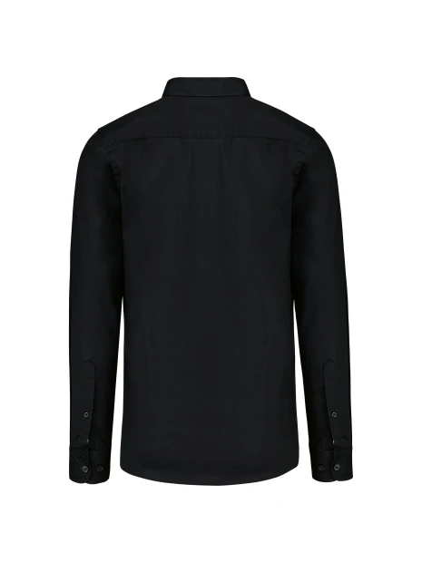 KARIBAN Chemise popeline manches longues homme /api/colors/b9fdad4a-5e94-45cb-8c03-c08b349b28c3 personnalisable