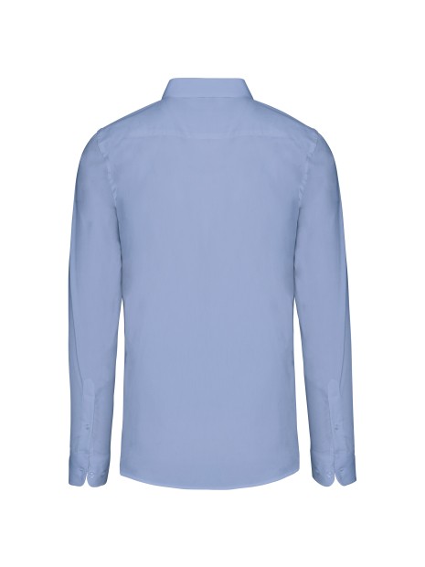 KARIBAN Chemise popeline manches longues homme /api/colors/7cd11260-06e9-4679-96ce-f0c0cca5092d personnalisable