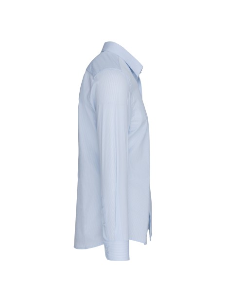 KARIBAN Chemise popeline manches longues homme /api/colors/fa165c96-7734-4f2b-b5a3-b014058a0dfc personnalisable