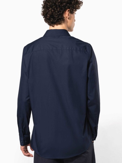 Chemises à personnaliser KARIBAN Chemise popeline manches longues homme 