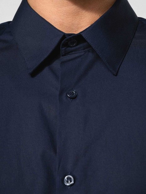 Chemises à personnaliser KARIBAN Chemise popeline manches longues homme 