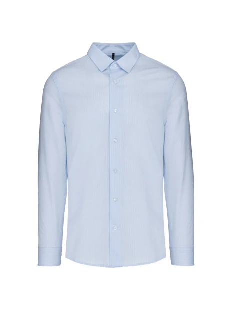 KARIBAN Chemise popeline manches longues homme /api/colors/fa165c96-7734-4f2b-b5a3-b014058a0dfc personnalisable