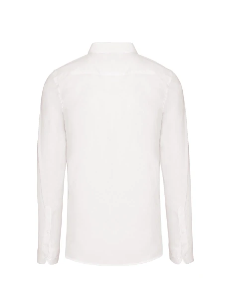 KARIBAN Chemise popeline manches longues homme /api/colors/7a92cd2d-10d2-40b4-928b-296bb7487506 personnalisable
