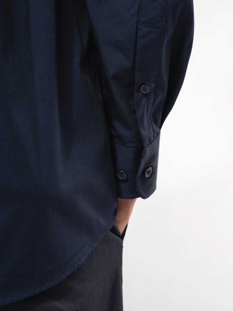 Chemises à personnaliser KARIBAN Chemise popeline manches longues homme 