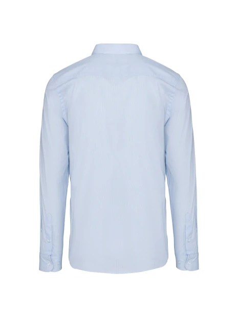 KARIBAN Chemise popeline manches longues homme /api/colors/fa165c96-7734-4f2b-b5a3-b014058a0dfc personnalisable