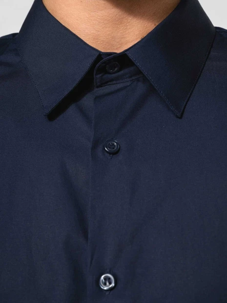 Chemises à personnaliser KARIBAN Chemise popeline manches longues homme 