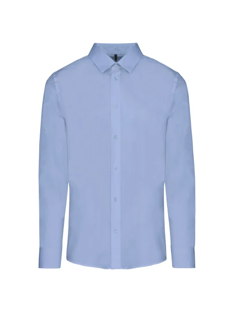 KARIBAN Chemise popeline manches longues homme /api/colors/7cd11260-06e9-4679-96ce-f0c0cca5092d personnalisable