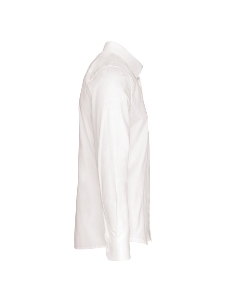 KARIBAN Chemise popeline manches longues homme /api/colors/7a92cd2d-10d2-40b4-928b-296bb7487506 personnalisable