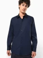 Chemises à personnaliser KARIBAN Chemise popeline manches longues homme 
