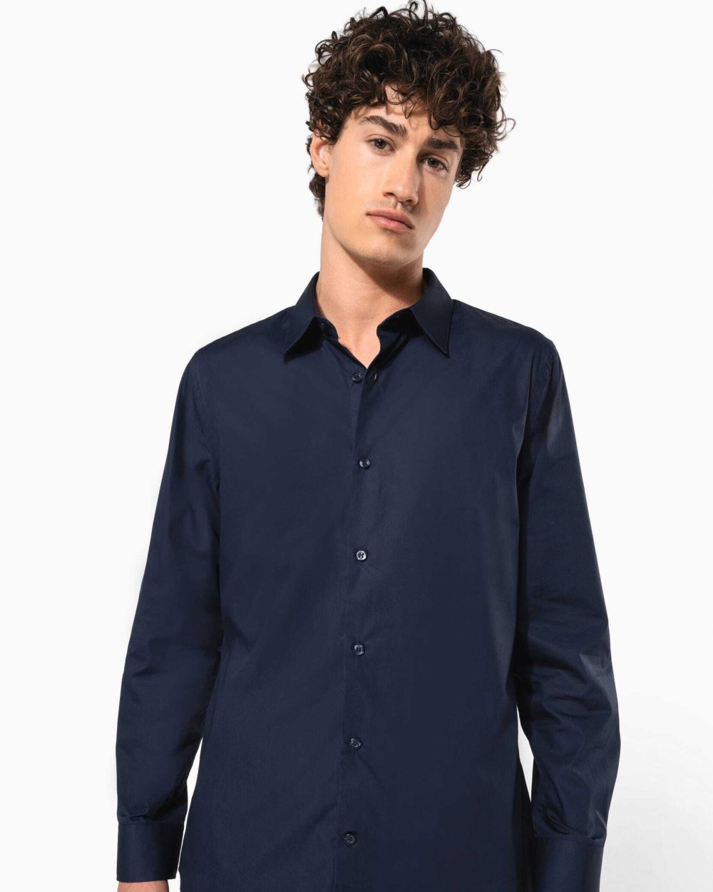 Chemises personnalisable KARIBAN Chemise popeline manches longues homme