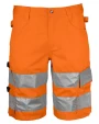 Bermuda's & Shorts PROJOB 6536 SIGNALISATIESHORT EN ISO 20471 KLASSE 2 voor bedrukking &amp; borduring