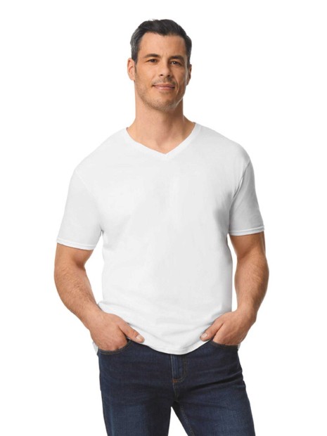 T-Shirts à personnaliser GILDAN T-shirt homme col v Softstyle 