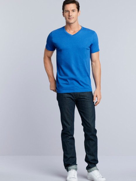 T-Shirts à personnaliser GILDAN T-shirt homme col v Softstyle 