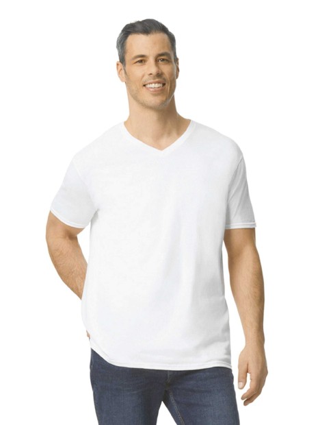 T-Shirts à personnaliser GILDAN T-shirt homme col v Softstyle 