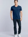T-Shirts à personnaliser GILDAN T-shirt homme col v Softstyle 