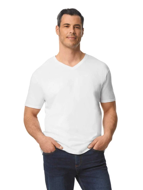 T-Shirts à personnaliser GILDAN T-shirt homme col v Softstyle 