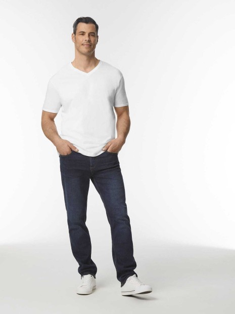 T-Shirts à personnaliser GILDAN T-shirt homme col v Softstyle 