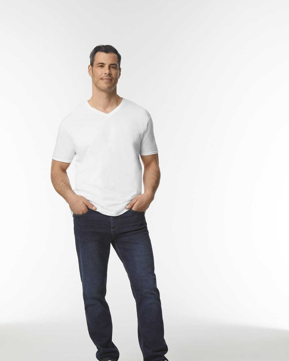 T-Shirts personnalisable GILDAN T-shirt homme col v Softstyle