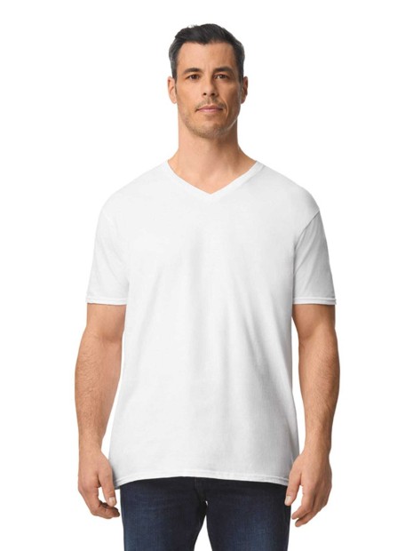T-Shirts à personnaliser GILDAN T-shirt homme col v Softstyle 