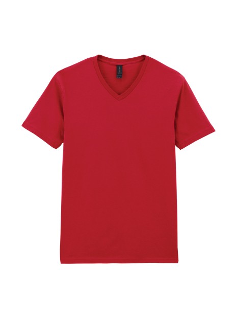 GILDAN T-shirt homme col v Softstyle /api/colors/4fa7109a-7fa4-4f07-95b2-3253a384c147 personnalisable