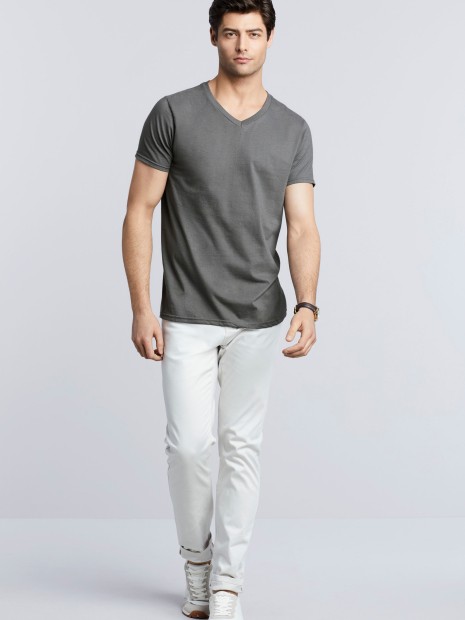 T-Shirts à personnaliser GILDAN T-shirt homme col v Softstyle 