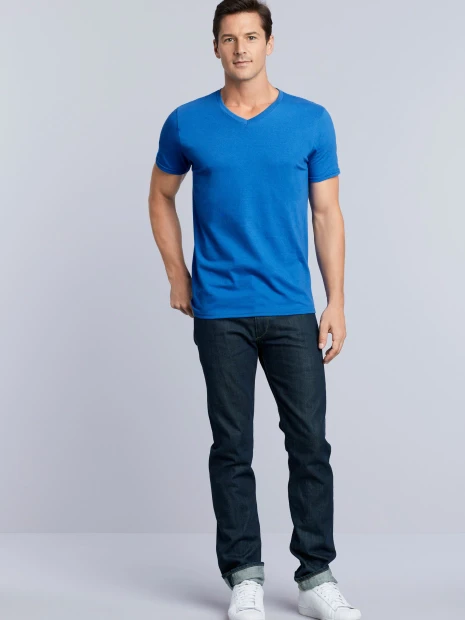 T-Shirts à personnaliser GILDAN T-shirt homme col v Softstyle 