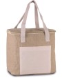 KIMOOD Mittelgroße Kühltasche aus Jute Taschen personalisierbar