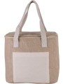 KIMOOD Sac isotherme en jute - modèle moyen /api/colors/e4673c21-e8cb-492b-aa0c-b227b8618401 personnalisable