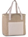 KIMOOD Sac isotherme en jute - modèle moyen /api/colors/e4673c21-e8cb-492b-aa0c-b227b8618401 personnalisable