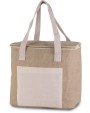 KIMOOD Mittelgroße Kühltasche aus Jute Taschen personalisierbar