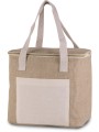 KIMOOD Sac isotherme en jute - modèle moyen /api/colors/e4673c21-e8cb-492b-aa0c-b227b8618401 personnalisable