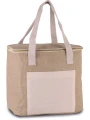KIMOOD Sac isotherme en jute - modèle moyen  personnalisable