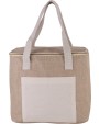 KIMOOD Mittelgroße Kühltasche aus Jute Taschen personalisierbar