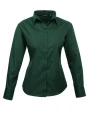 PREMIER Ladies Poplin Long Sleeve Shirt Hemden personalisierbar