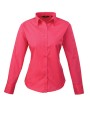 Hemden PREMIER Ladies` Poplin Long Sleeve Blouse voor bedrukking &amp; borduring