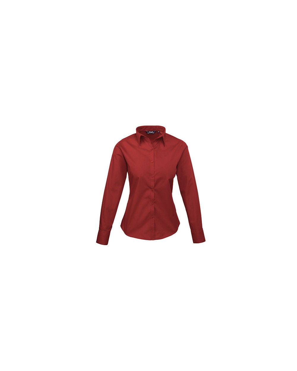 Hemden PREMIER Ladies` Poplin Long Sleeve Blouse voor bedrukking &amp; borduring