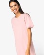 Jurken NATIVE SPIRIT Ecologische verwassen T-shirtjurk voor bedrukking &amp; borduring