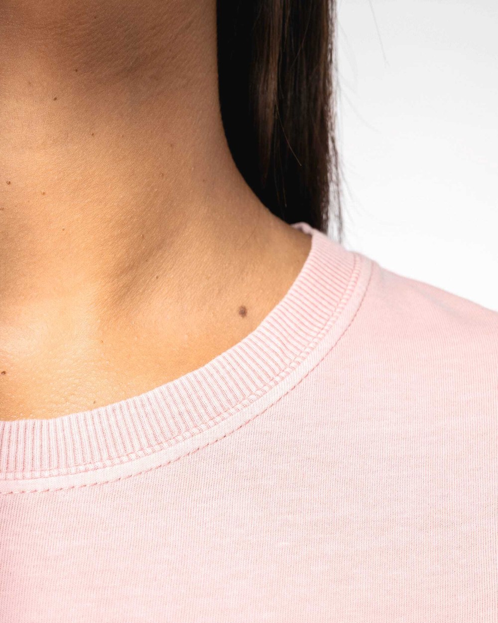 Jurken NATIVE SPIRIT Ecologische verwassen T-shirtjurk voor bedrukking &amp; borduring